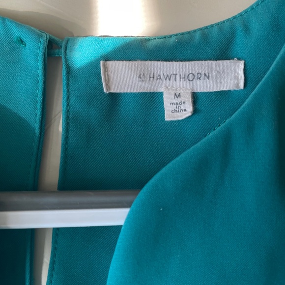 41 Hawthorn teal scalloped sleeved blouse - medium - Picture 7 of 7